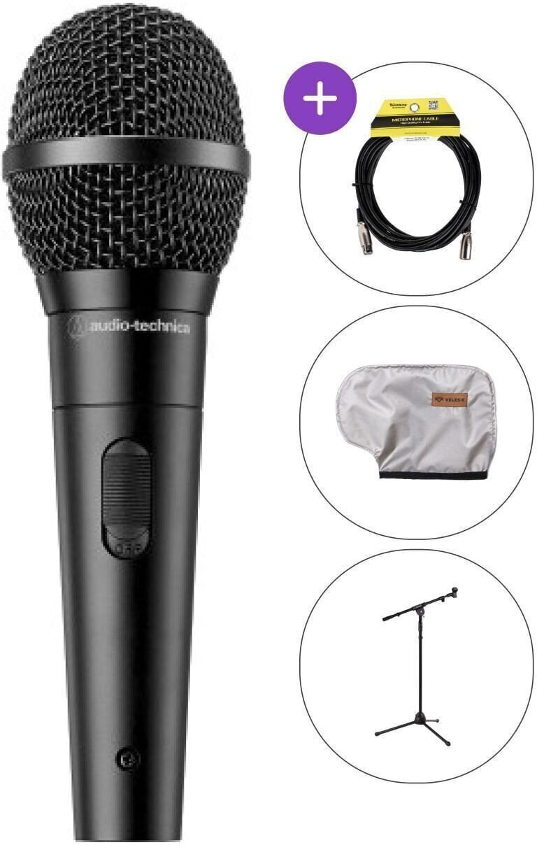 Dynamisches Gesangmikrofon Audio-Technica ATR1300X SET Dynamisches Gesangmikrofon