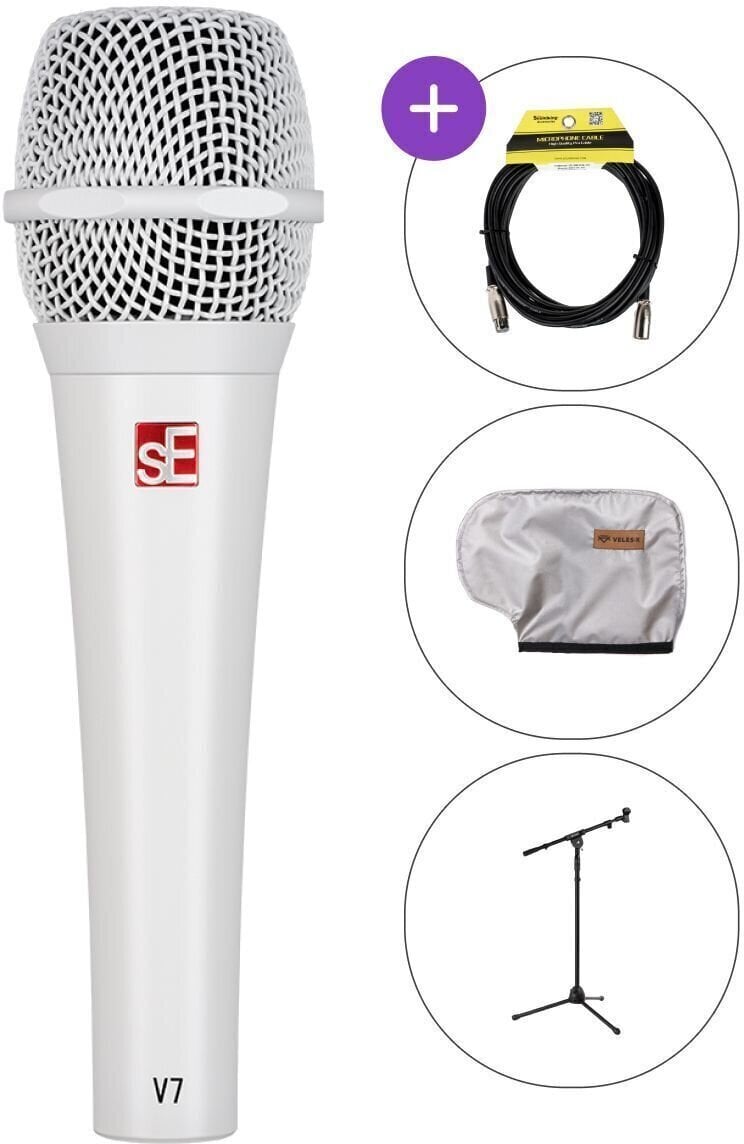 Dynamisches Gesangmikrofon sE Electronics V7 SET Dynamisches Gesangmikrofon