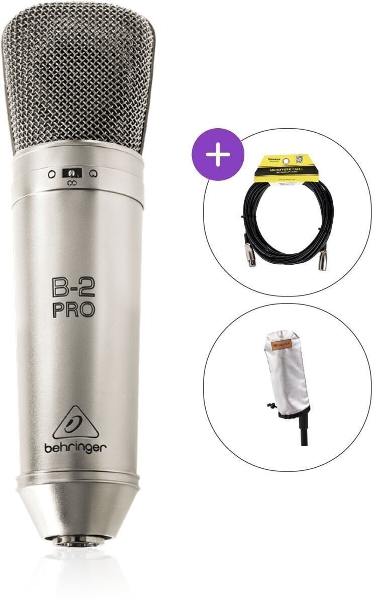 Kondenzatorski studijski mikrofon Behringer B-2PRO SET Kondenzatorski studijski mikrofon