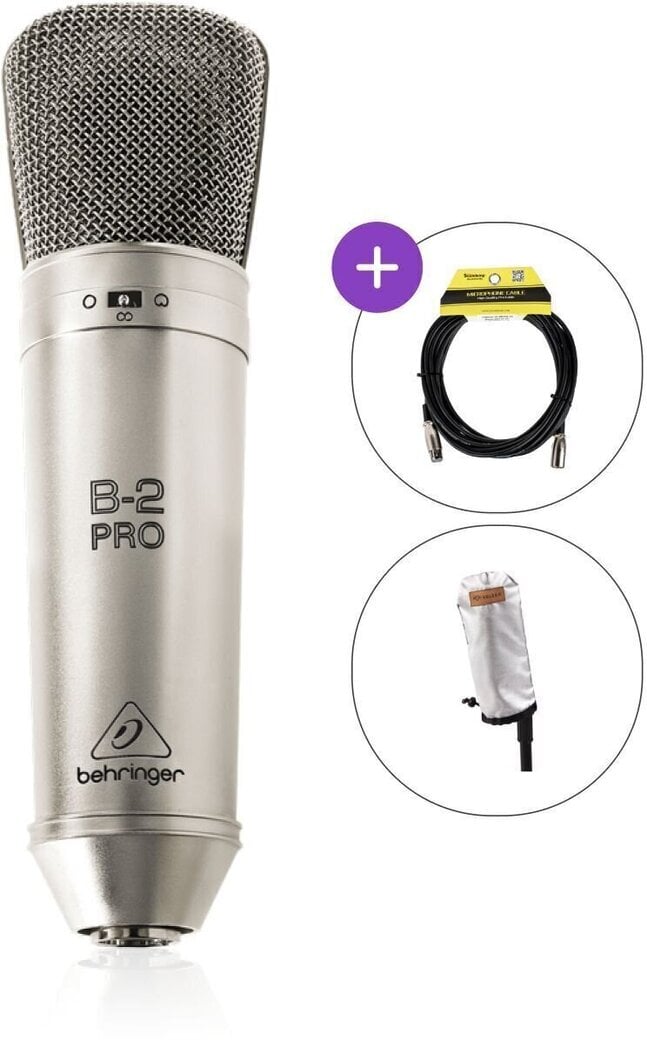 Behringer B-2PRO SET Microfon cu condensator pentru studio - Muziker