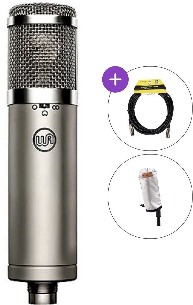Kondenzatorski studijski mikrofon Warm Audio WA-47jr SET Kondenzatorski studijski mikrofon