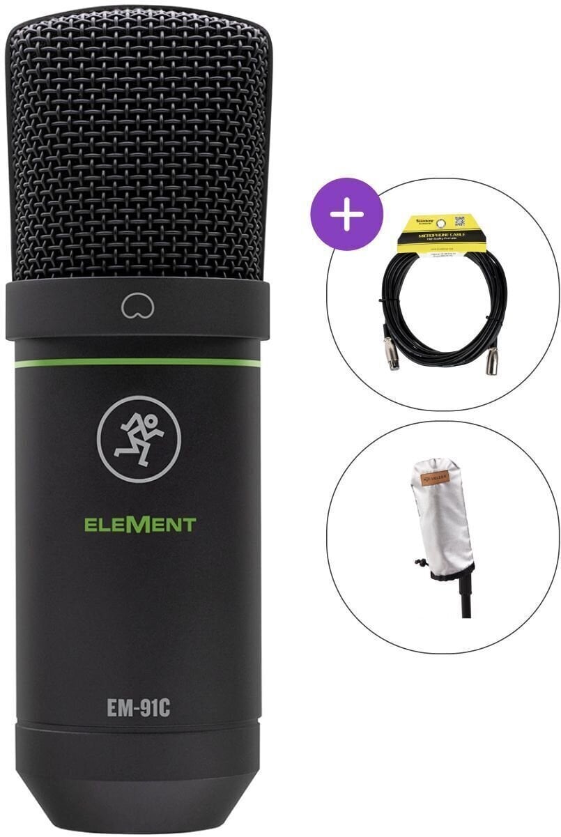 Kondenzatorski studijski mikrofon Mackie EM-91C SET Kondenzatorski studijski mikrofon