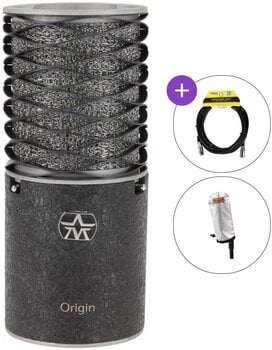 Kondenzatorski studijski mikrofon Aston Microphones Origin Black Bundle SET Kondenzatorski studijski mikrofon - 1