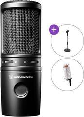 USB-s mikrofon Audio-Technica AT2020USBX SET USB-s mikrofon