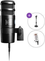 USB-s mikrofon Audio-Technica AT2040USB SET USB-s mikrofon