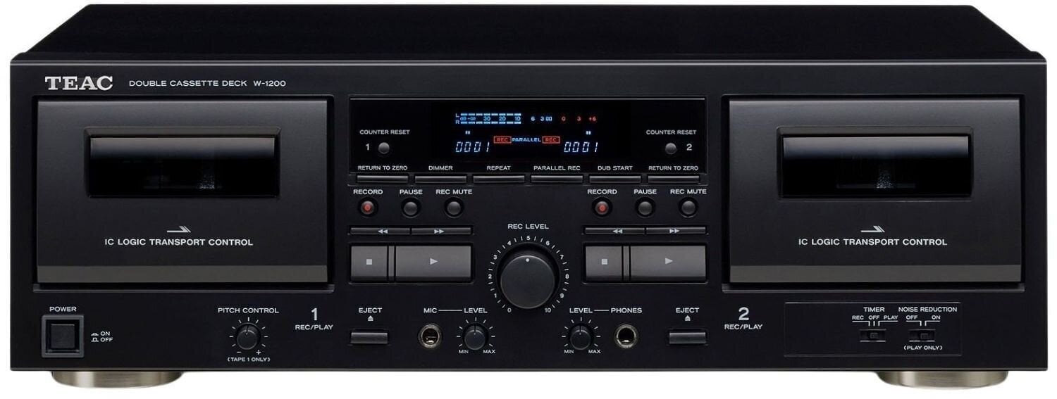 Stolní hudební prehřávač TEAC W-1200 Black Stolní hudební prehřávač