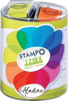 Ștampila pentru copii Aladine Stampo Izink Set De Pigmenți Bright Colors - 1
