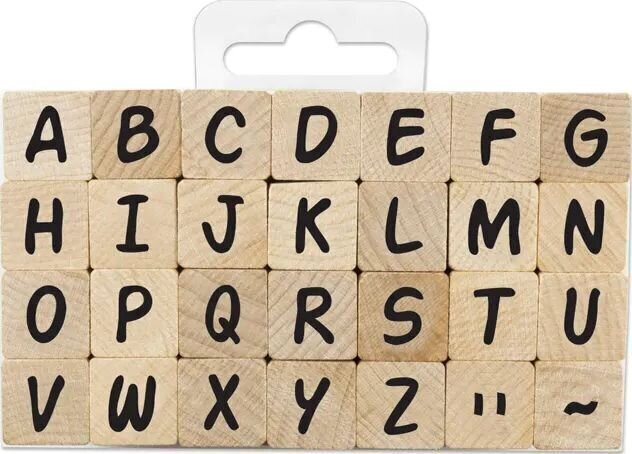 Ștampila pentru copii Aladine 03473 Set De Timbre 28 Bucăți-Alfabet