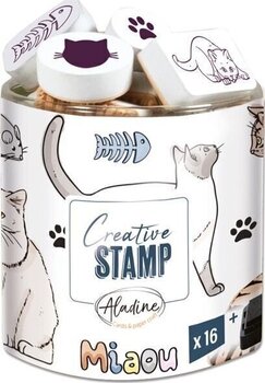 Pečat Aladine 03714 Сет за заптивање 16 pcs-Cats - 1