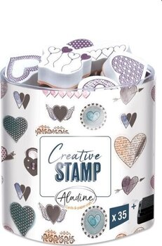 Печат Aladine 03720 Комплект за уплътняване 35 бр.-Сърца - 1