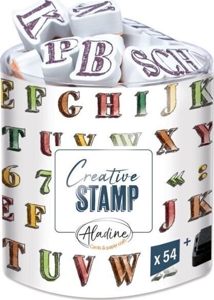 Pečat Aladine 03727 Сет за заптивање 54 Ком-Абецеда И Бројеви