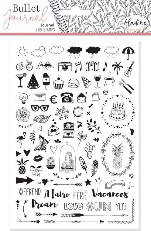 Pečat Aladine Stampo Сет за заптивање 89 Ком-Мој Дневник