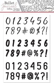 Печат Aladine Stampo Комплект за уплътняване 45 бр.-Числа - 1