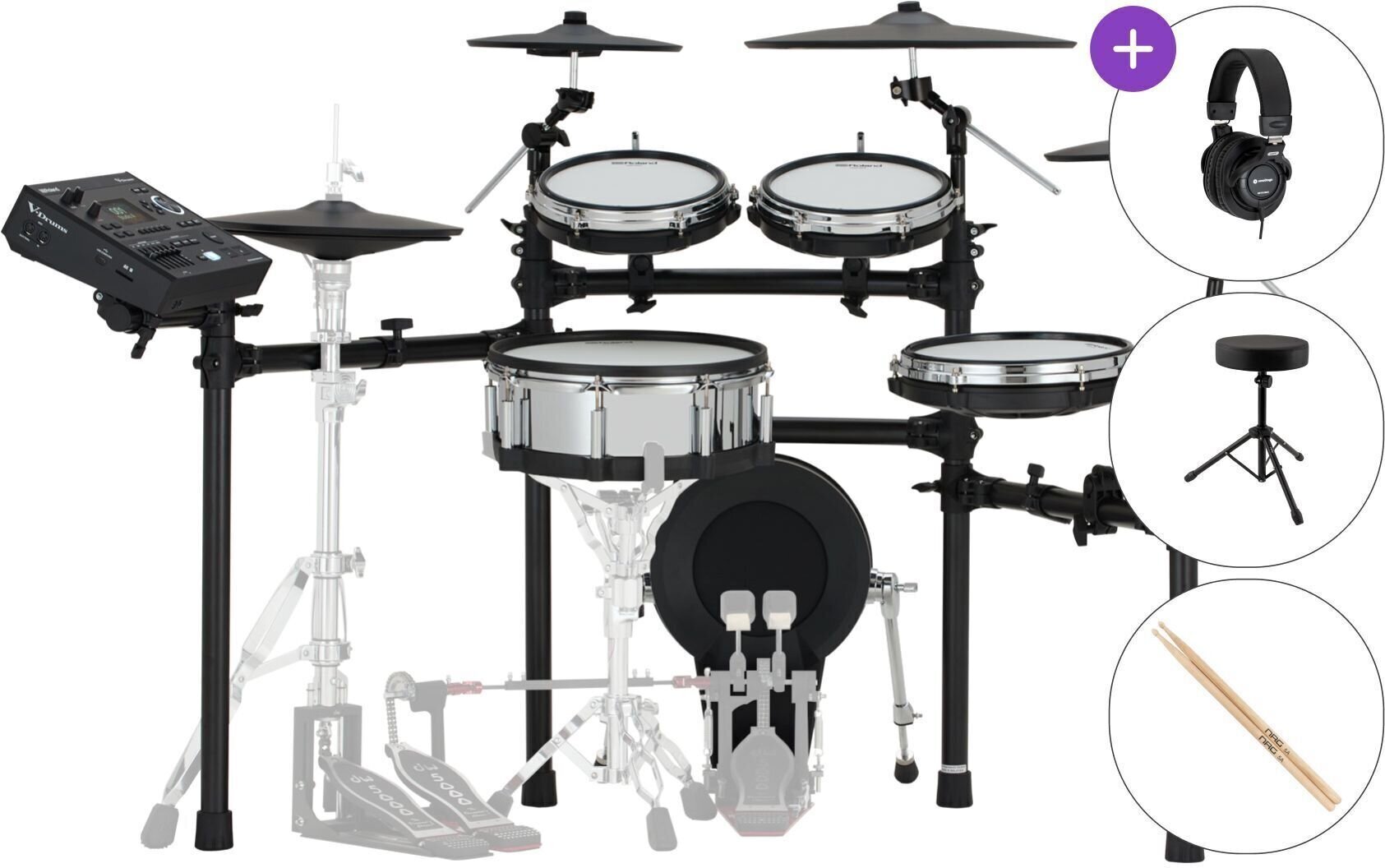 E-Drum Set Roland TD516 SET Black E-Drum Set