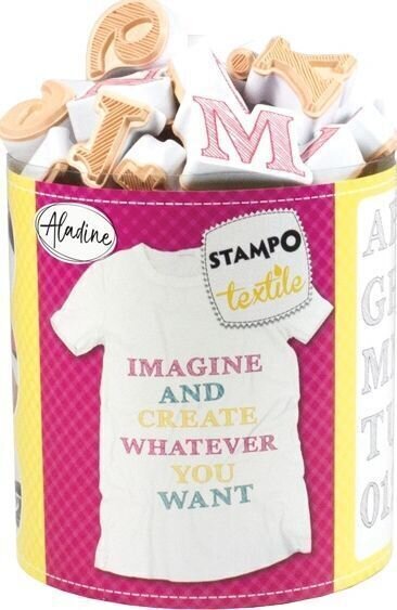 Ștampila pentru copii Aladine Stampo Set de sigilare 38-Marina Alphabet