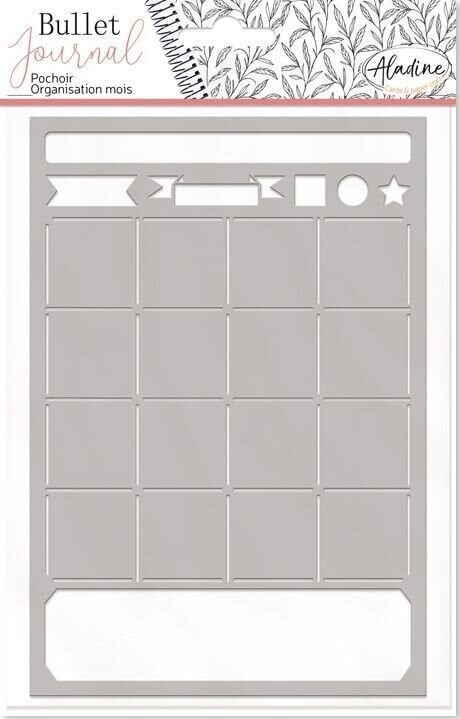 Šablona Aladine 03967 Šablona 19 x 13 cm Kalendář