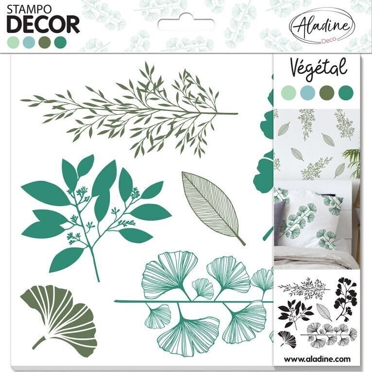 Печат Aladine Stampo Комплект за уплътняване 6 бр.-Растения
