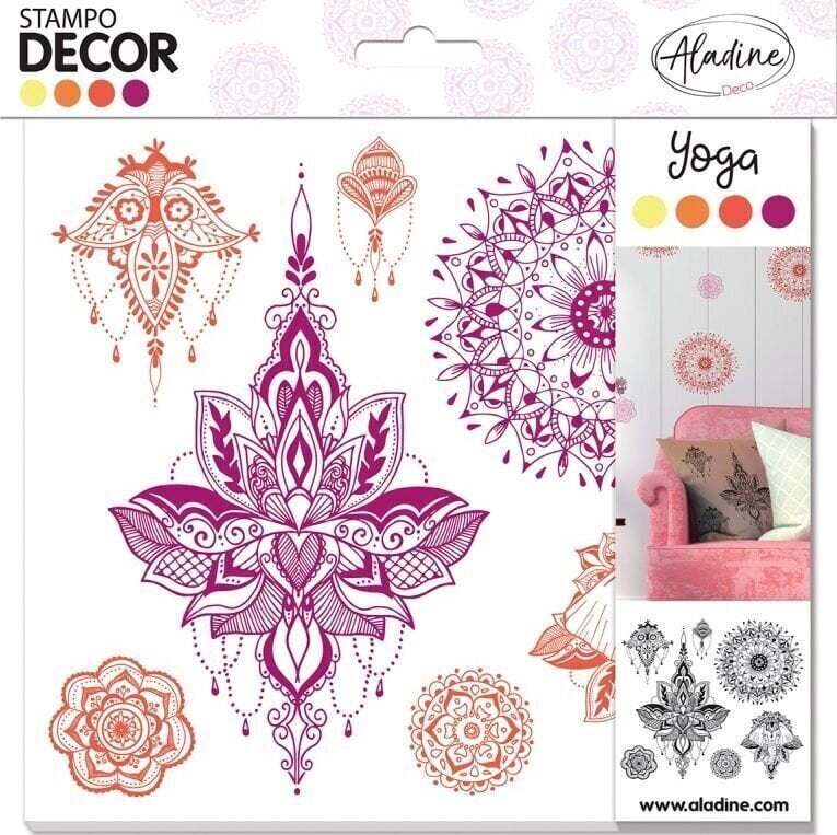 Aladine Stampo Sada pečiatok 7 ks-Jóga