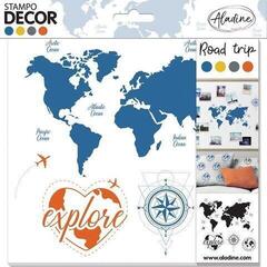 Печат Aladine Stampo Комплект за уплътняване 5 бр.-Пътуване