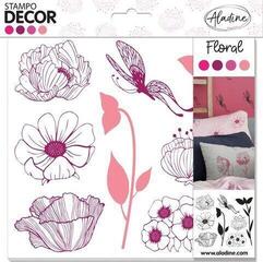 Печат Aladine Stampo Комплект за уплътняване 8 бр.-Букет