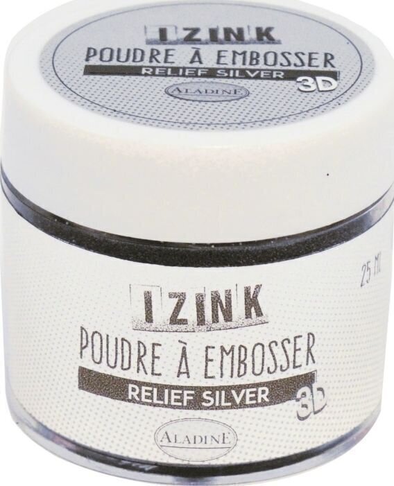Embossing Aladine Izink Прашак За Ембосирање Silver 25 ml