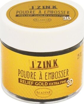Embossing Aladine Izink Prašak za reljefno utiskivanje Gold Extra Fine 25 ml - 1