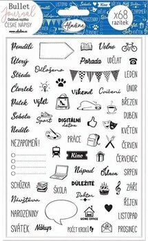 Pečat Aladine Stampo Сет за заптивање 68 Ком-Чешки Натписи - 1