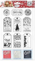 Pečat Aladine 55038 Сет за заптивање 9 Ком-Божићне Етикете Са Именима