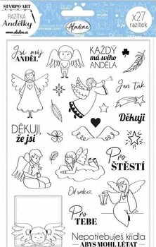 Pečat Aladine Stampo Art Сет за заптивање 27 Ком-Анђели - 1