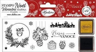 Pečat Aladine Stampo Noël Сет за заптивање 12-Срећан Божић