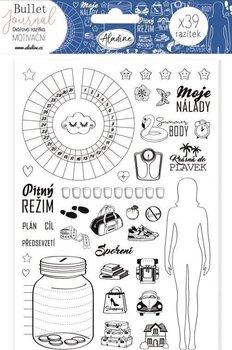 Ștampila pentru copii Aladine Stampo Set de sigilare 39 Bucăți-Motivațional - 1