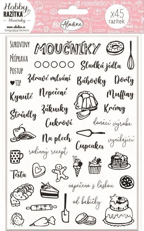 Pečat Aladine Stampo Hobby Сет за заптивање 45 Ком-Пецива