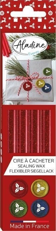 Pečatenje Aladine 72453 Печатни Восак Sparkling Red