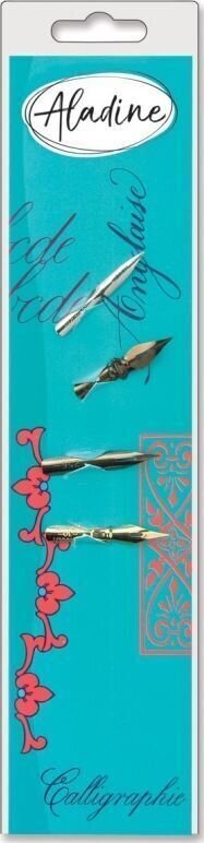 Ajutor caligrafic Aladine 80312 Penita caligrafica Caligrafie Engleză 4 Bucăți