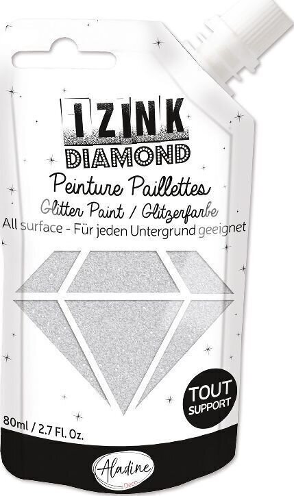 Farve Aladine Izink Diamantfarve Silver 80 ml 1 Stk.