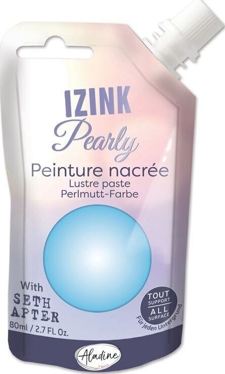 Aladine Izink Pearly Efektová farba Sky Blue 80 ml 1 ks