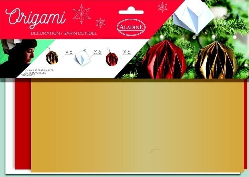 Modello di carta Aladine Origami Modello di carta decorazioni natalizie