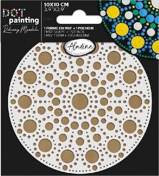 Dot Work Aladine 85500 Komplet s točkama Mandala 4 10 cm