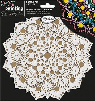 Dot Work Aladine 85503 Komplet s točkama Mandala 3 20 cm - 1