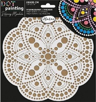 Dot Work Aladine 85504 Komplet s točkama Mandala 4 20 cm - 1