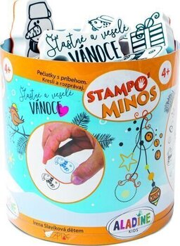 Pečat Aladine Stampo Minos Set za brtvljenje 32 kom-Češki Božić - 1