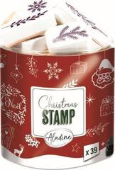 Ștampila pentru copii Aladine 03756 Set de sigilare 39 Bucăți-Crăciun Fericit