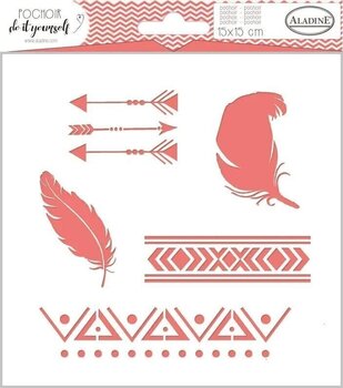 Šablon Aladine Deco Шаблон 15 x 15 cm Етно - 1