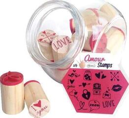 Печат Aladine Stampo Bocal Комплект за уплътняване 14 бр.-Сърца