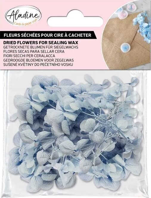 Materijal Aladine 72667 Сушено Цвеће Blue