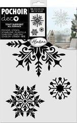 Szablon Aladine Pochoior Deco Szablon Płatki śniegu