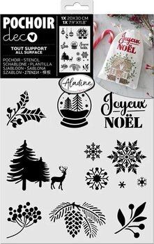 Šablon Aladine Pochoior Deco Шаблон Божићни Мотиви - 1