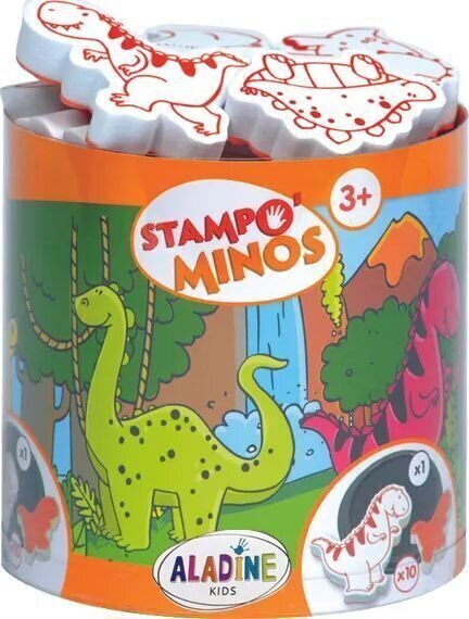 Pečat Aladine Stampo Minos Set za brtvljenje 10 kom-Dinosauri