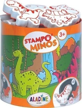 Pečat Aladine Stampo Minos Set za brtvljenje 10 kom-Dinosauri - 1