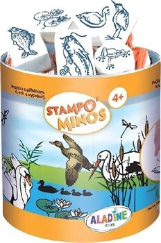 Ștampila pentru copii Aladine Stampo Minos Set de sigilare 36 Bucăți-Lângă Apă - 1